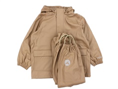 Wheat berry dust rainwear with pants and jacket Ola